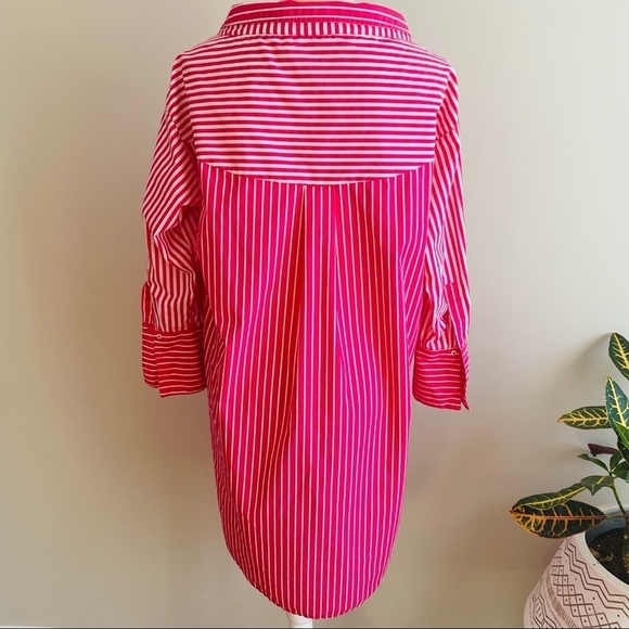 Zara mixed stripe button down tunic - Picture 10 of 11